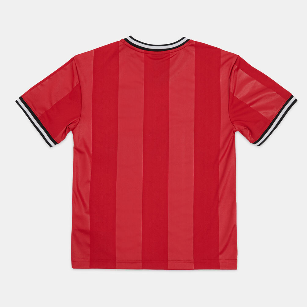 T-shirt Jordan Sport Jersey ragazzi, rosso/nero/bianco