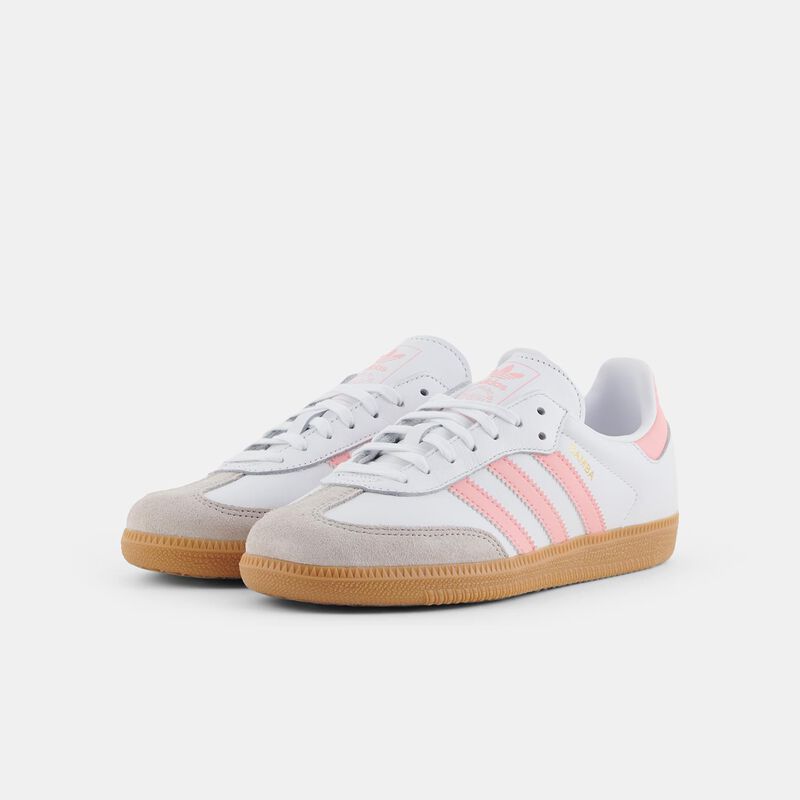 adidas Samba OG, bianco/rosa/marrone