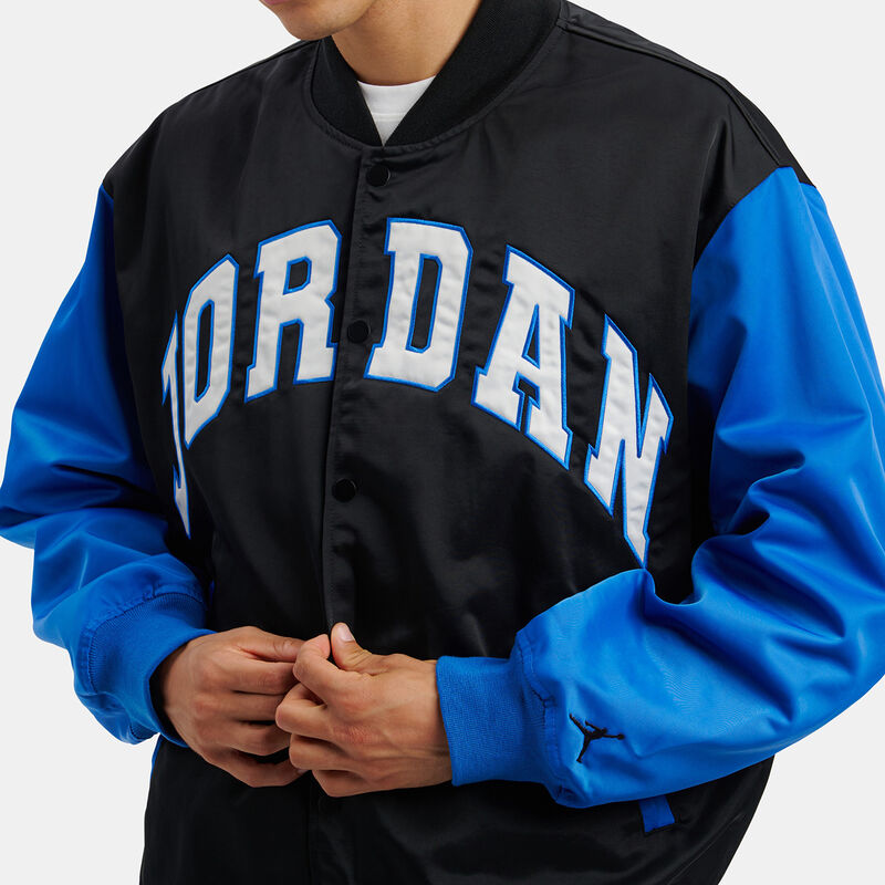 Giacca Jordan Brooklyn College, blu/nero/bianco