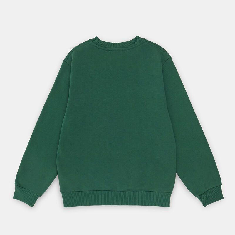 Felpa Nike Sportswear Club ragazzi, verde/bianco