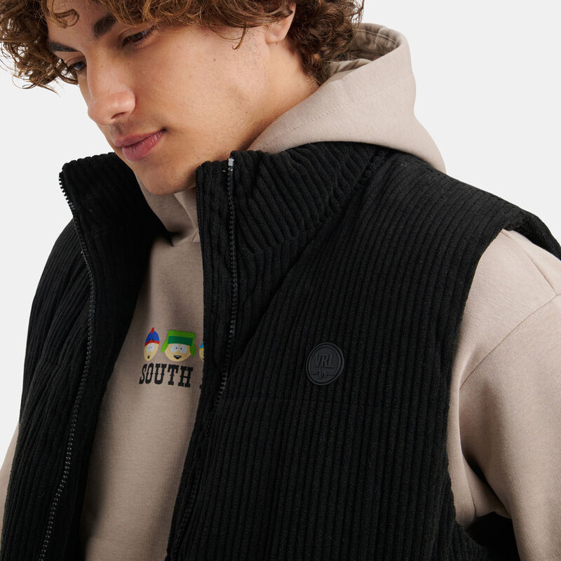 Smanicato VRL Puffer Corduroy, nero
