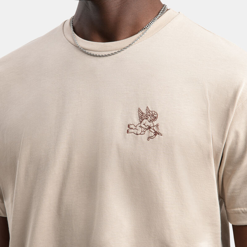 T-shirt Speedy Tee AW LAB, beige/marrone