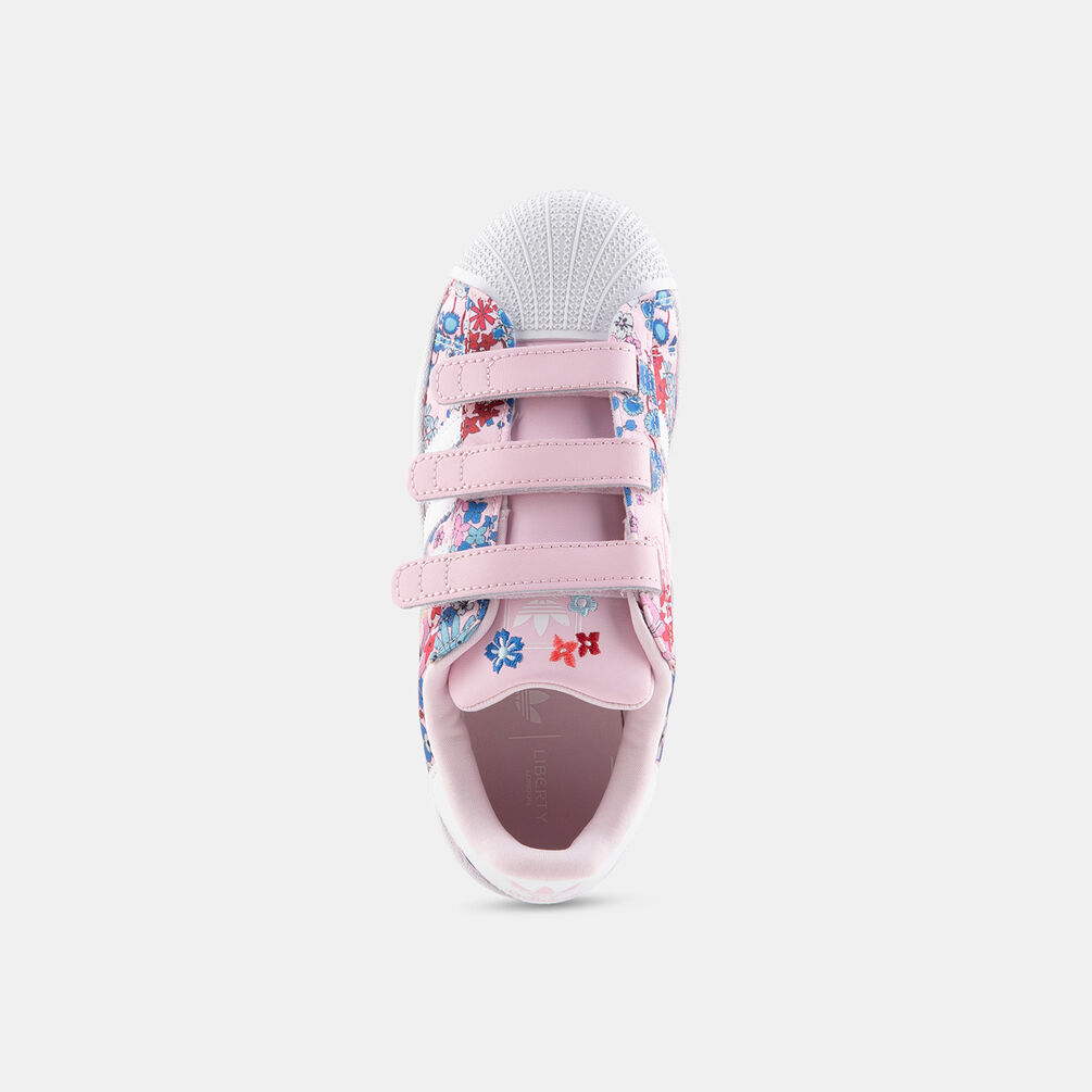 adidas Superstar II x Liberty London, rosa/bianco/multicolor