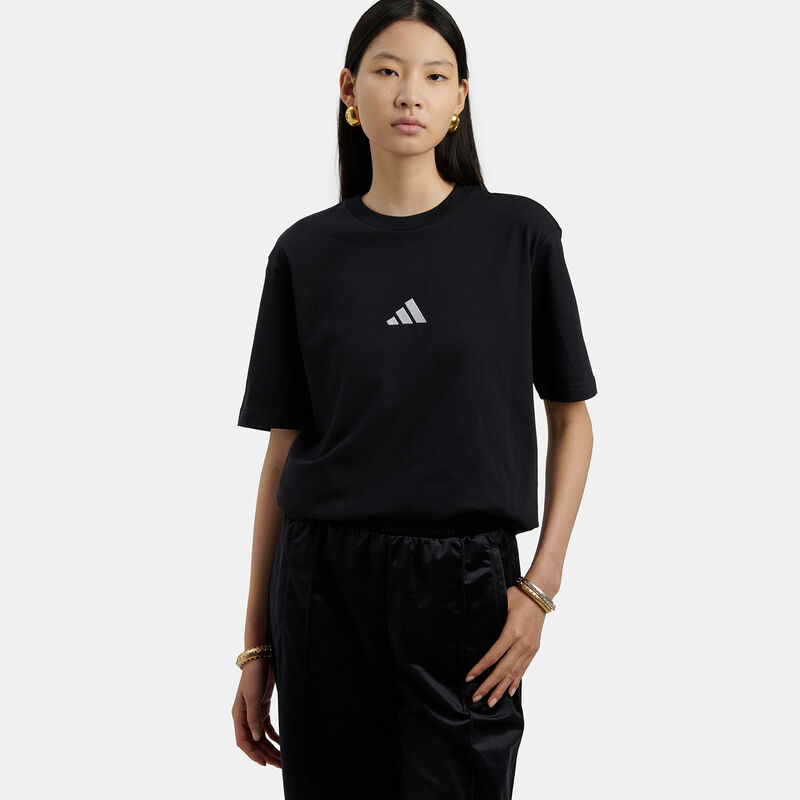 T-Shirt adidas Winter Club x Anakin, nero/bianco