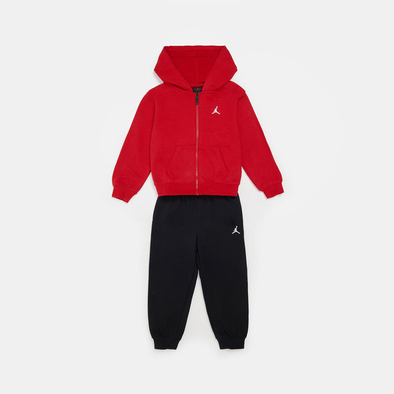 Completo Jordan Brooklyn bambini, rosso/nero