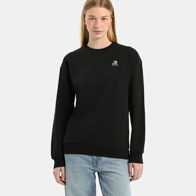 Felpa Speedy Fleece AW LAB, nero/bianco