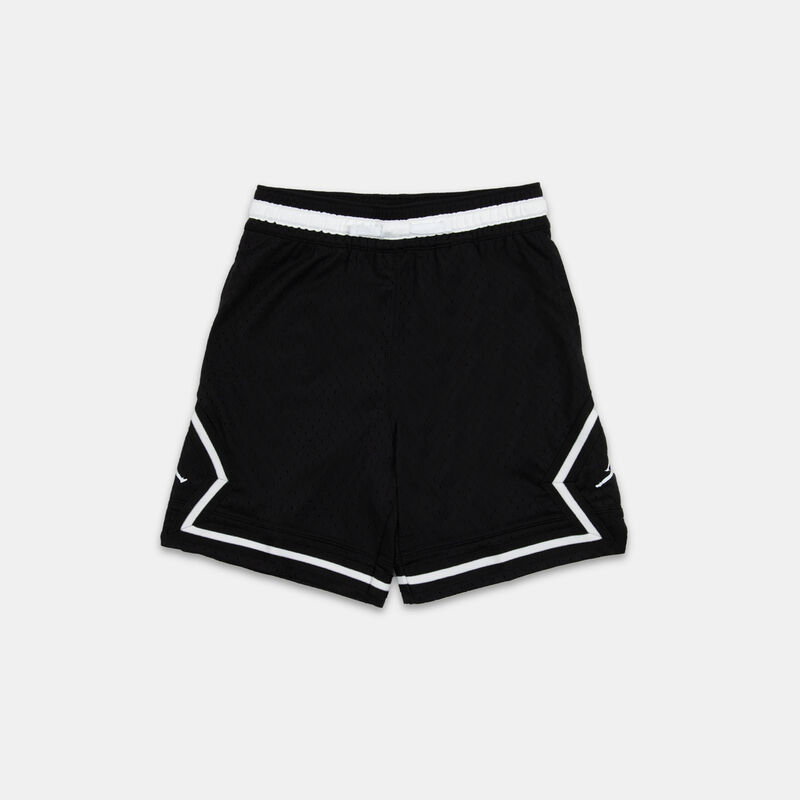 Short Jordan Dri-FIT Diamond ragazzi, nero/bianco