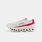 On Cloudmonster, bianco/fucsia