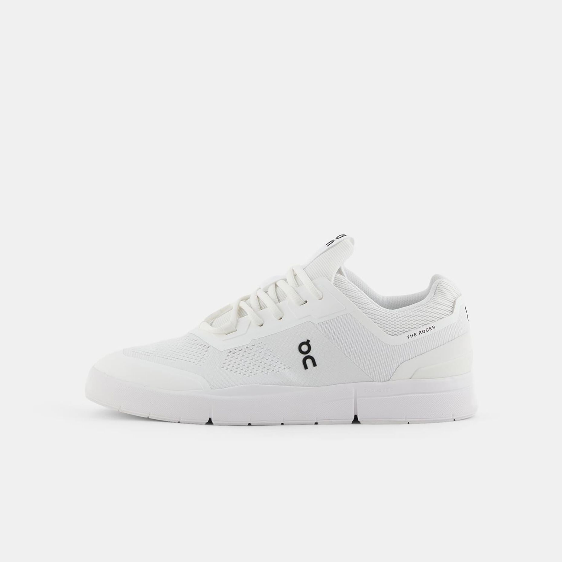 On THE ROGER Spin, bianco/nero
