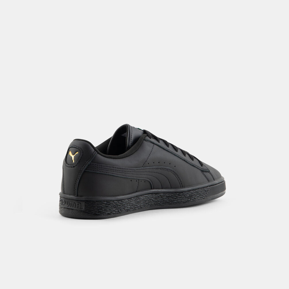 Puma Suede Leather, nero/oro