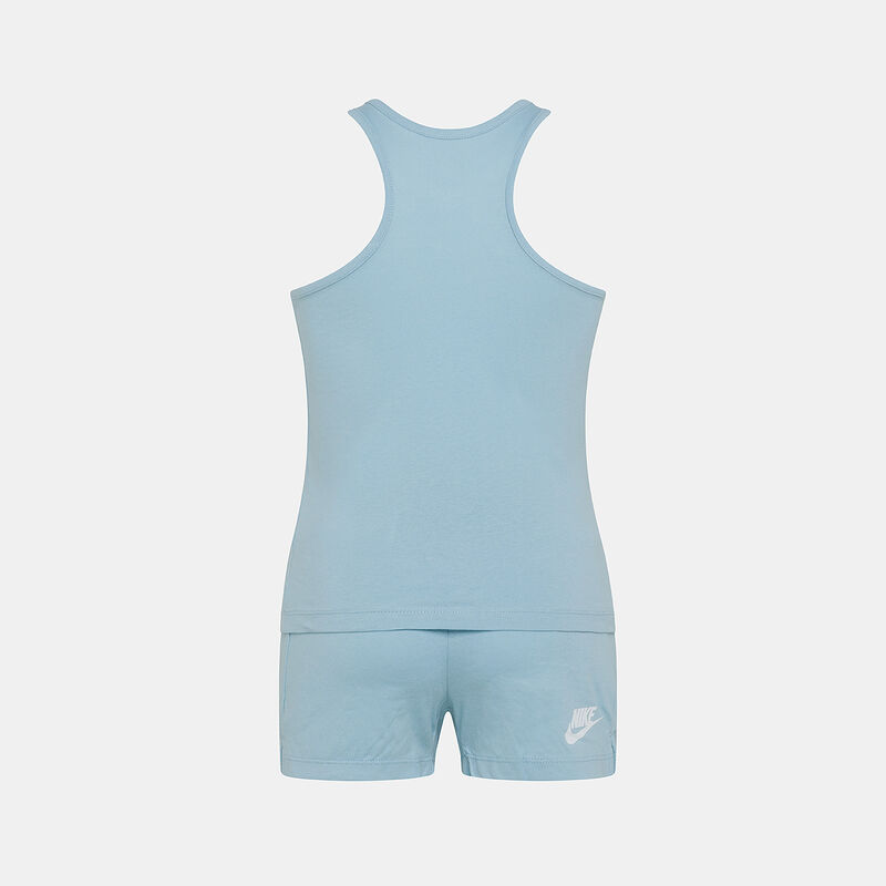Completo Nike Club bambini, celeste/bianco
