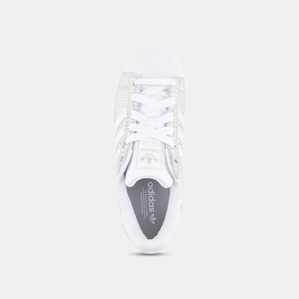 adidas Superstar II, argento/bianco