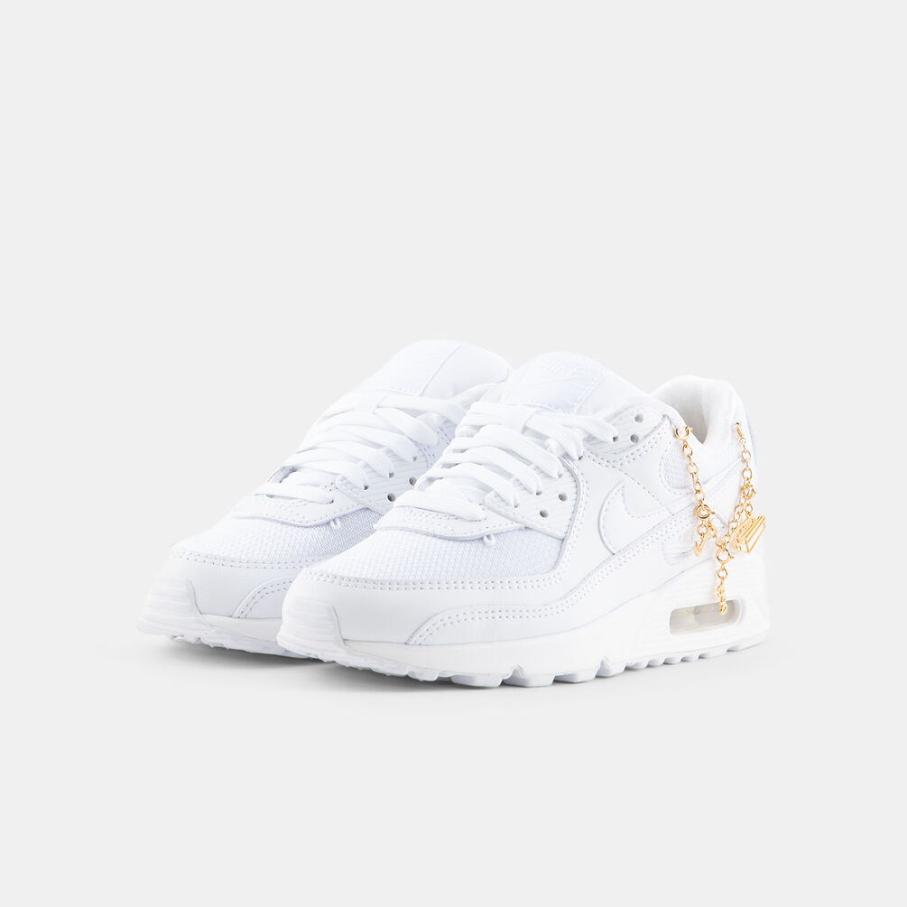 Nike Air Max 90 Premium, bianco/oro