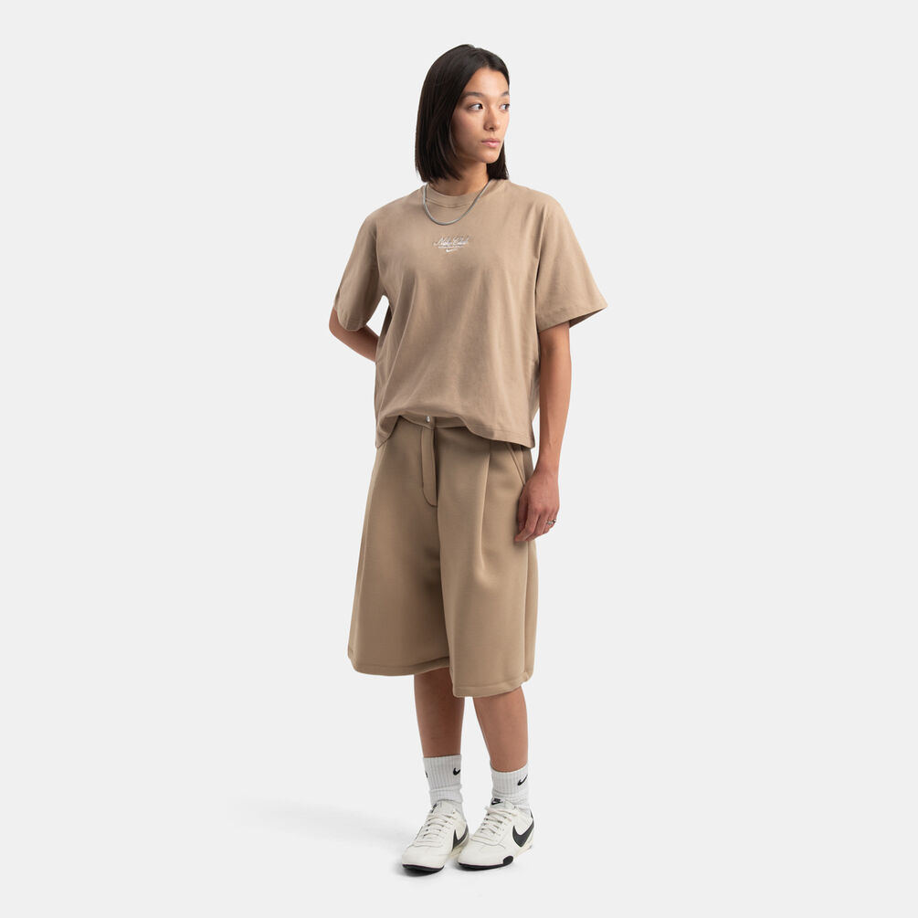 T-shirt Nike Classic Boxy, beige/bianco