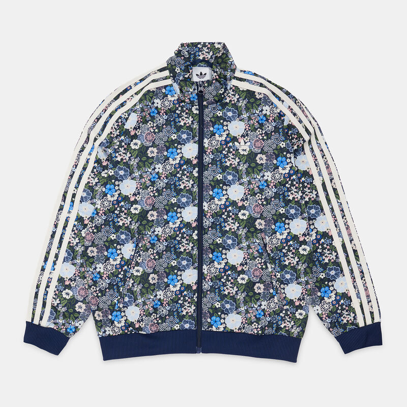 Felpa con zip adidas Originals x Liberty London Firebird ragazzi, multicolor