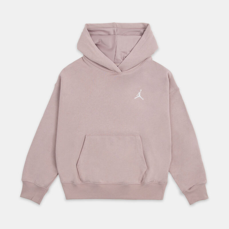 Felpa Jordan Brooklyn Fleece ragazzi, rosa/bianco