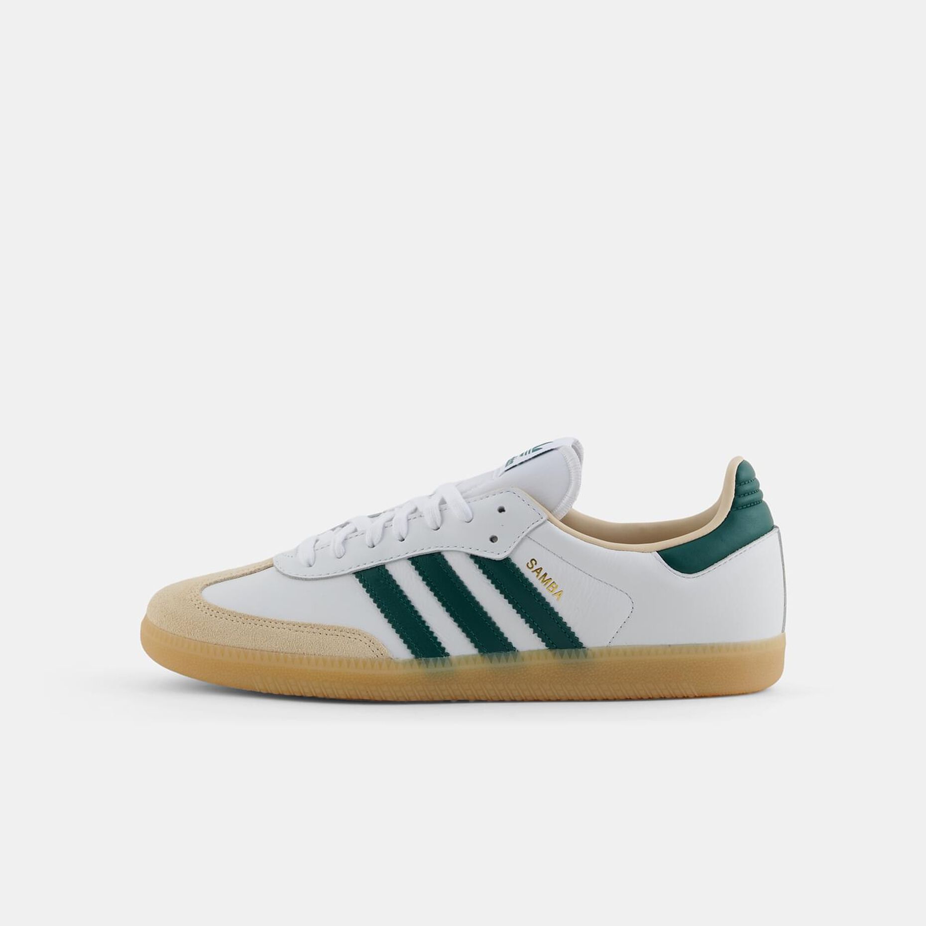 adidas Samba OG, bianco/verde