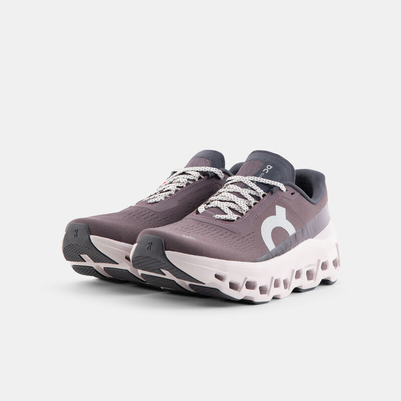 On Cloudmonster 1, marrone/beige/grigio