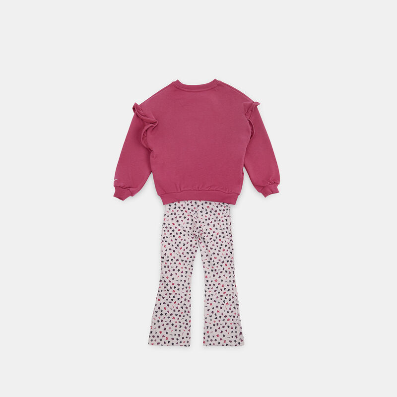 Completo Nike Essentials Femme, fucsia/beige/nero