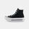 Converse Chuck Taylor All Star Lift Double Stack, nero/bianco