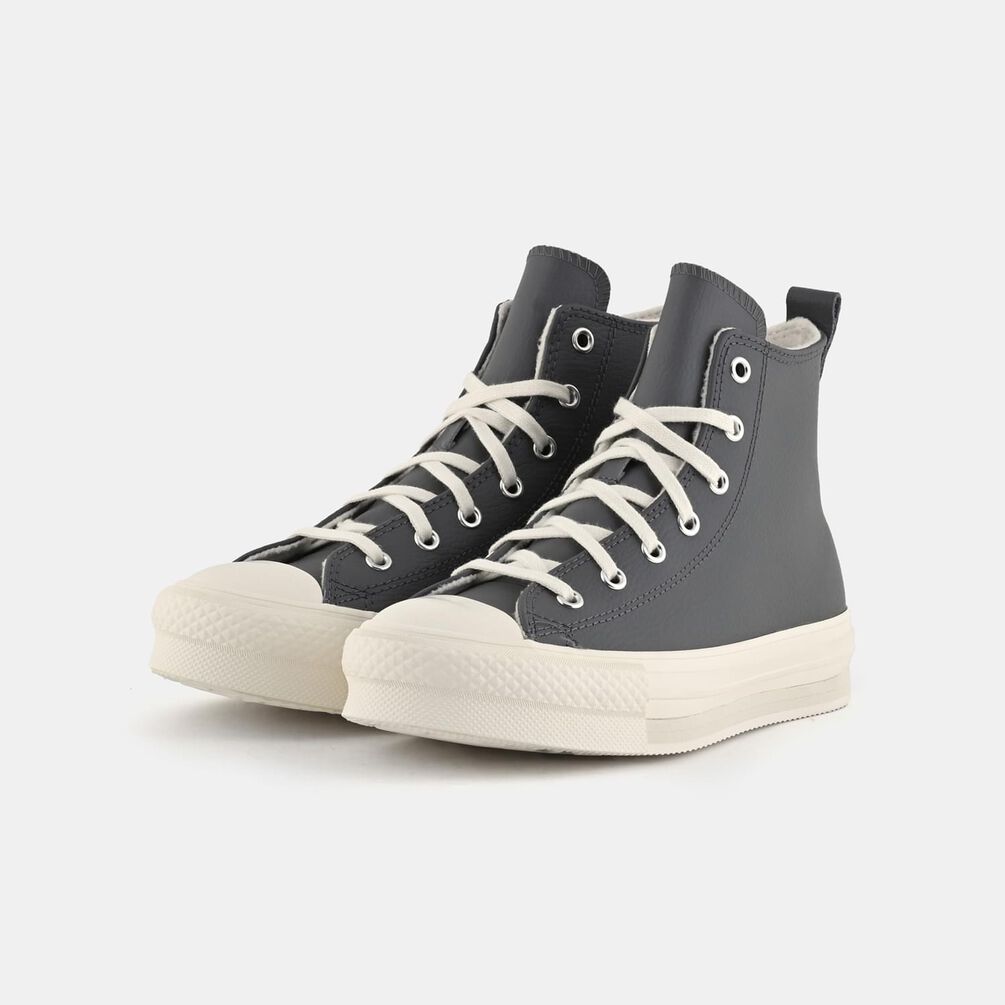 Converse Chuck Taylor All Star EVA Lift Leather, grigio/marrone/bianco