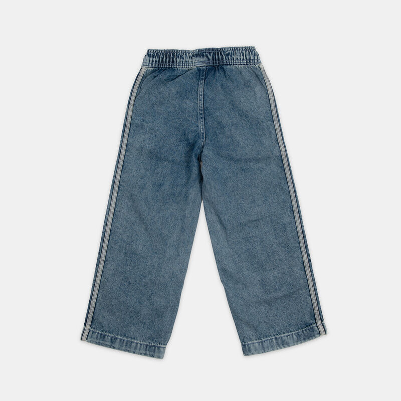 Pantaloni adidas Firebird Loose Denim bambini, azzurro