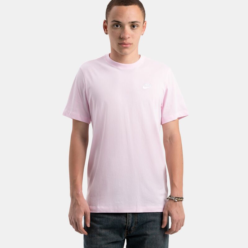 T-shirt Nike Sportswear Club, rosa/bianco