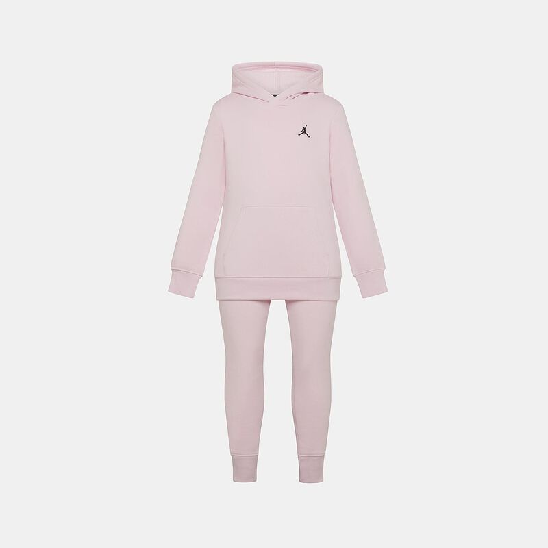 Completo Jordan Kids MJ Brooklyn Fleece bambini, rosa/nero