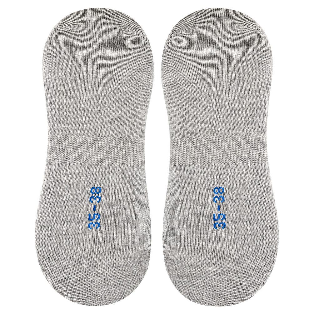 CALZINI 2PACK INVISIBLE 35-38, Grigio