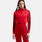 Felpa con zip adidas Track Firebird Classic, rosso/nero