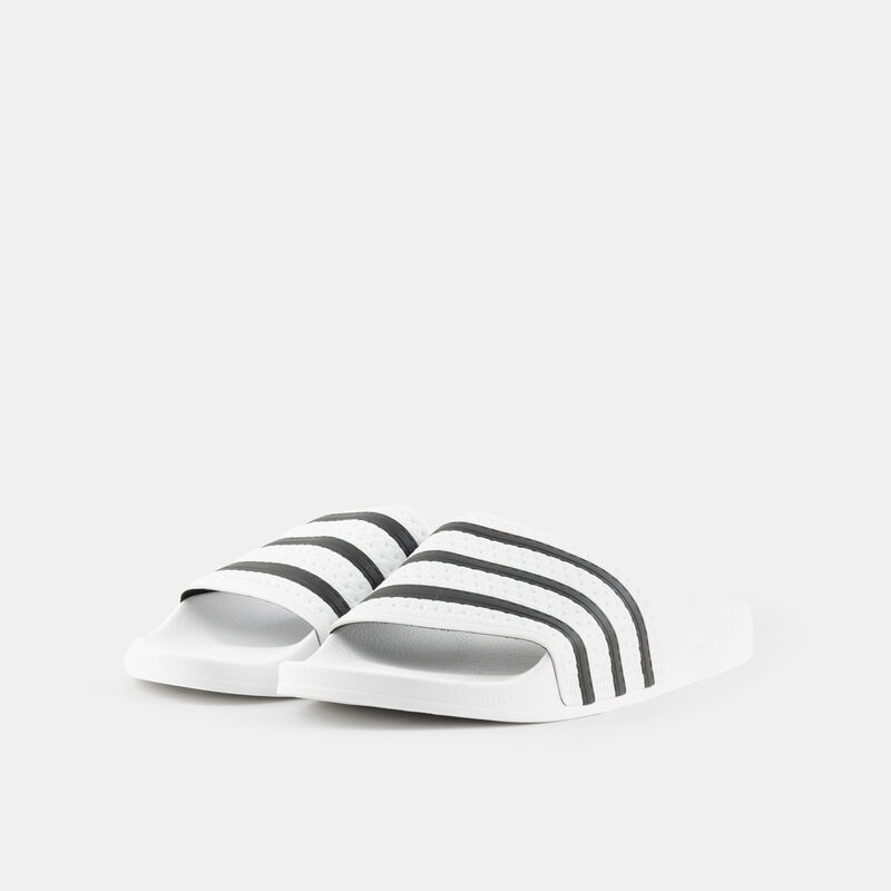 adidas adilette, bianco/nero